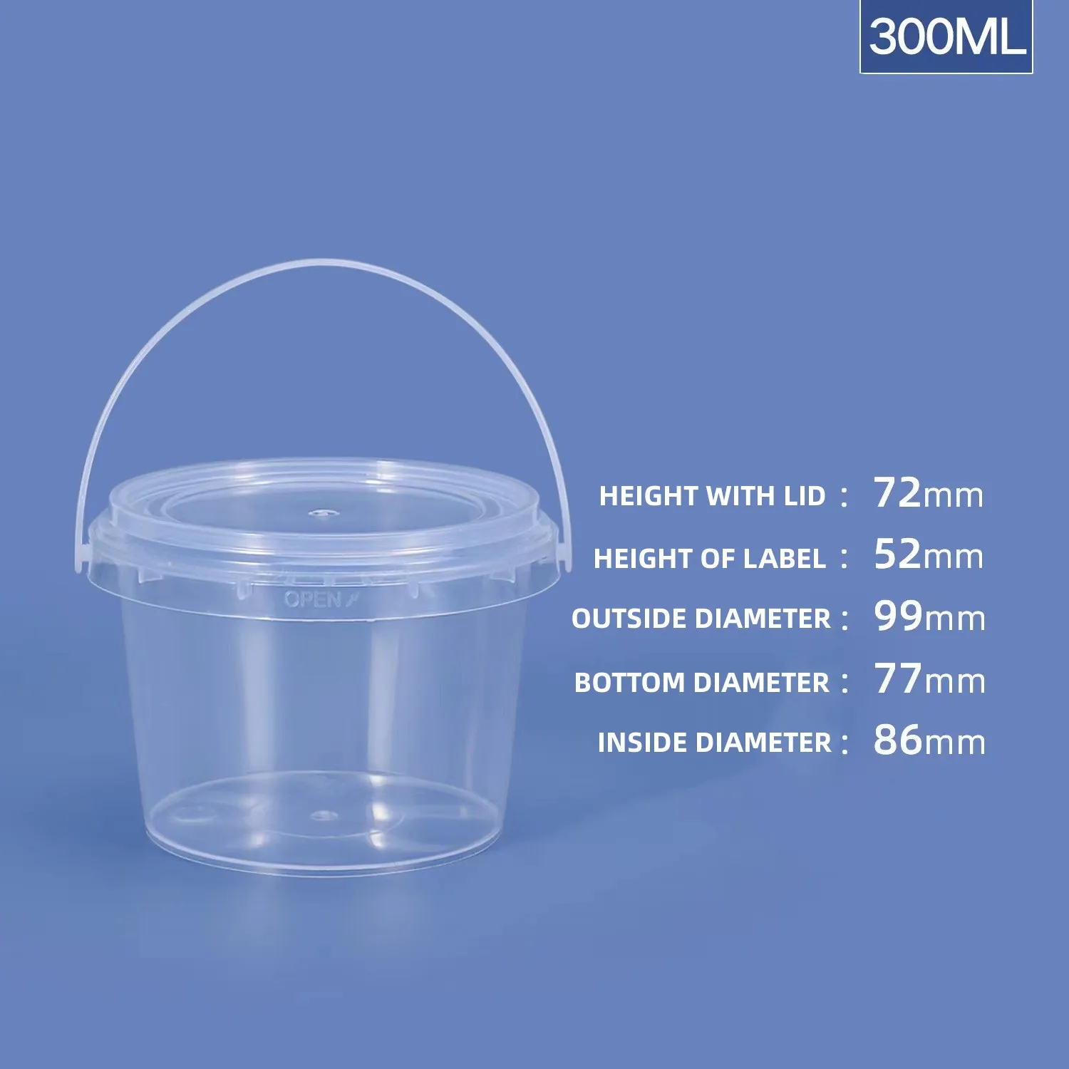 1 L Plastic Bucket Food Grade Bucket Buy 1 L Bucket For Food Product