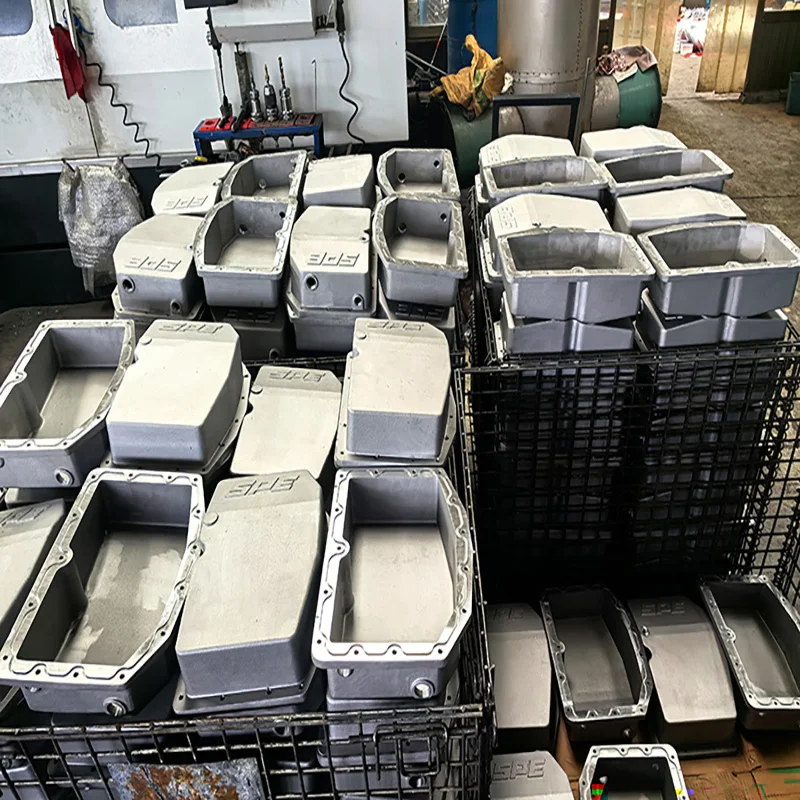 Aluminum Gravity Casting Automobile Oil Pan Premium Casting Services Product supplier