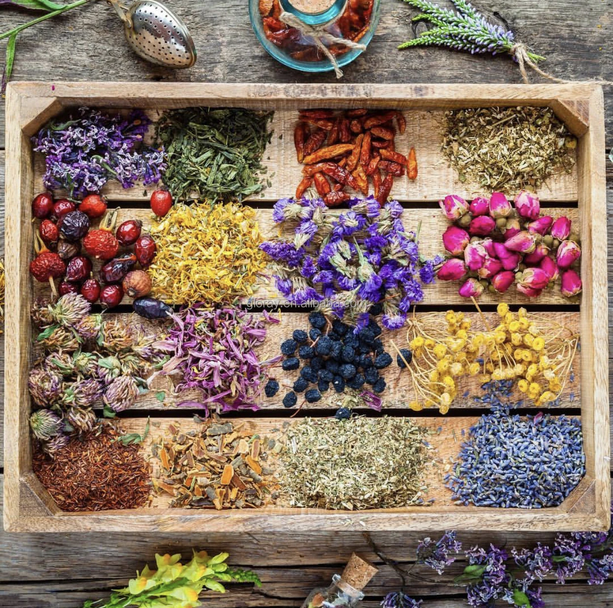 Benefits Sleep Chamomile Lavender Herbal Tea, Caffeine Free Herbal Tea, 28Tea Bags Total - 4uTea | 4uTea.com