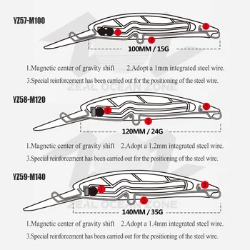 Manufacturer 15g Floating Minnow Lure Bait Hard ABS Artificial Bait for Mackerel and Bass Fishing Printed Condition – Minnow – view 4