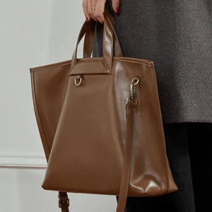 Manufacturer Wholesale Custom Retro Genuine Leather Waterproof Durable Women's Handbags Shoulder Crossbody Bags Large Capacity