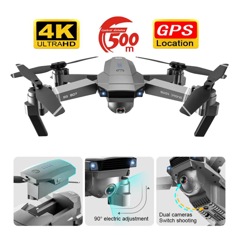 
 Дроны Sg907 5G с камерой 4K и Gps для онлайн-розничной торговли Drohne  