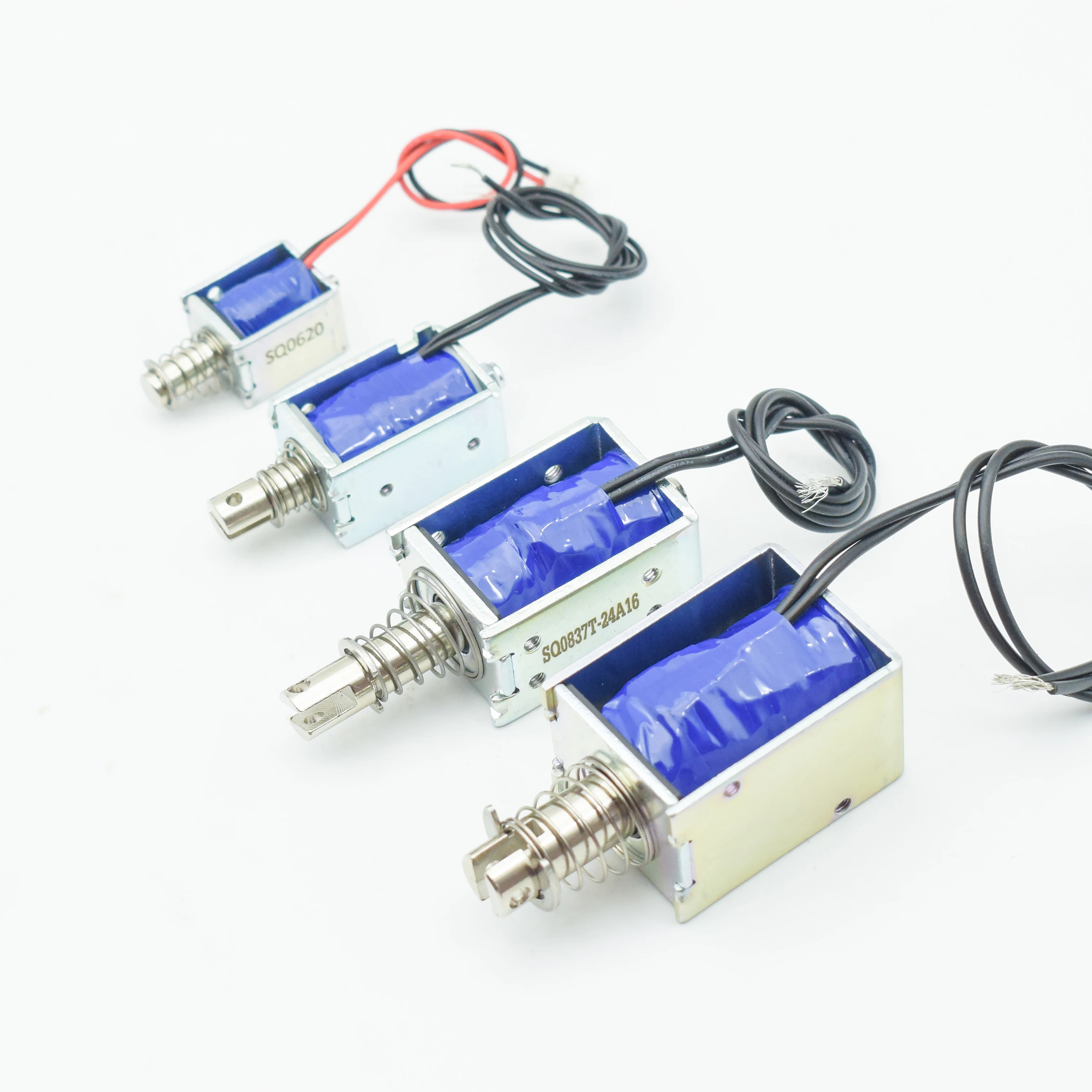 Custom Micro Open Frame Solenoids Dc 6v 12v 24v Mini Linear Push Pull Solenoid Electromagnet