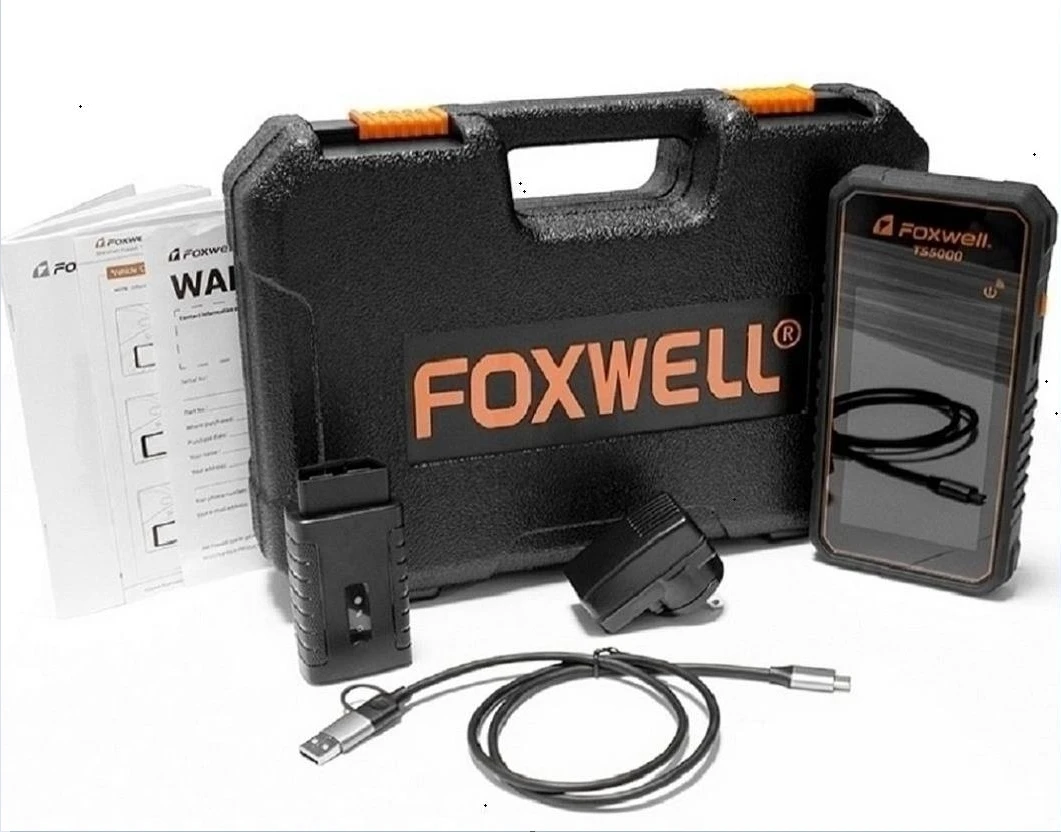 2025 FOXWELL TS5000 Tablet TPMS Tool Universal Car TPMS Service Tool Tire Pressure Monitoring System Health Check &Reset Machine
