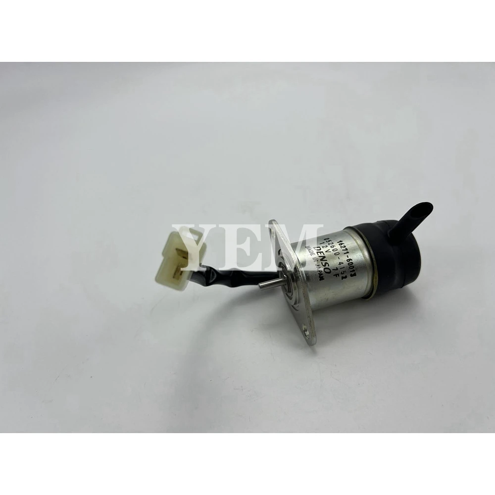Fuel Shut Off Shutdown Solenoid 16271-60013 for Kubota D1105 D1305 V1505 Engine 4