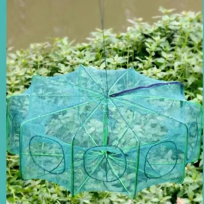 best hexagonal fishing net Folded Portable Hexagon 6 Hole Automatic Shrimp Trap Fishing Nylon Fish Shrimp Minnow Crab Baits Cast Mesh Trap Cage : Sports & Outdoors so it wont become heavy with water making your catch more difficult China Exporter Best Quality Hexagonal