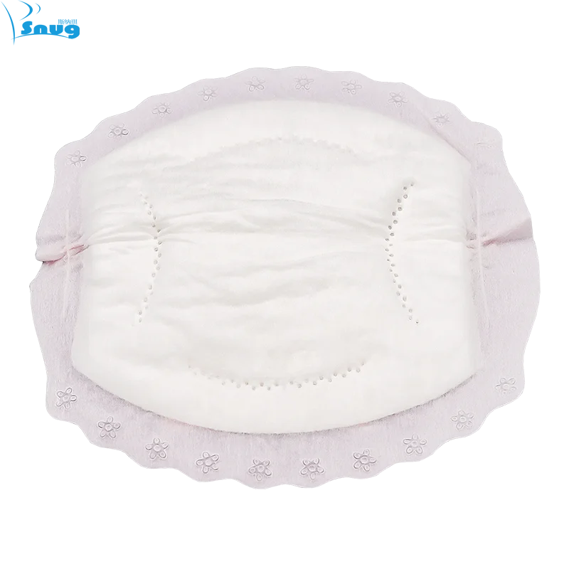 Snug 130D Adhesive Absorbing Non Washable Disposable Breast Nursing Shield Pads Pink