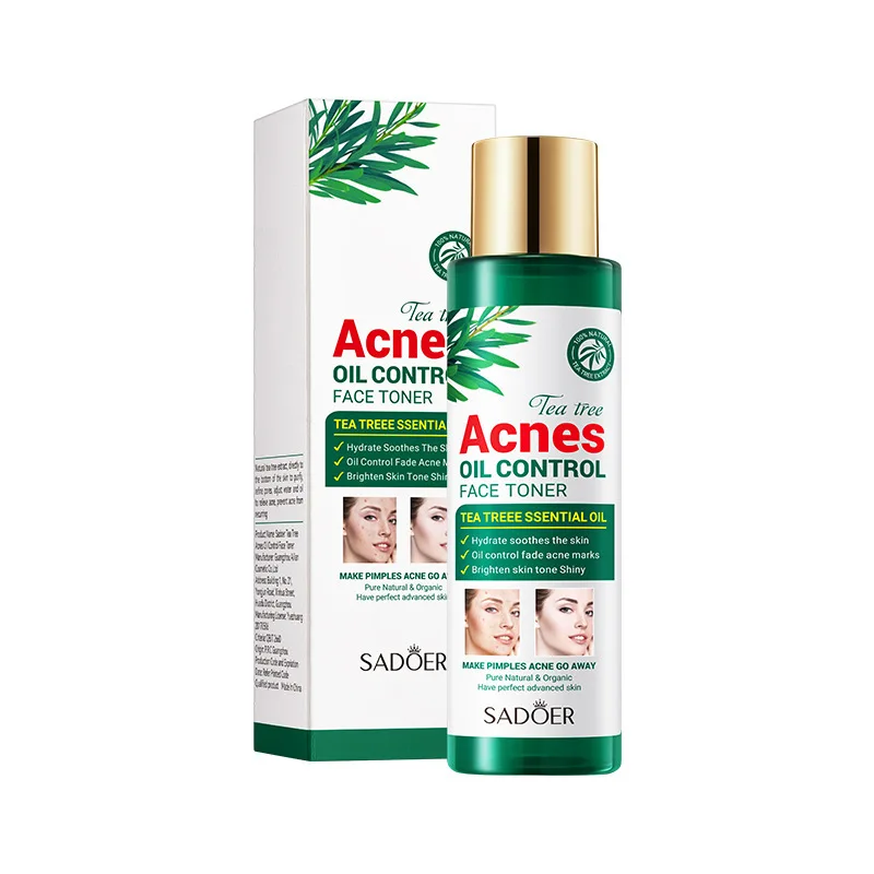 Anti Acne Oil Control Student Hydrating Moisturizing Refreshing Care Tea Tree Skin Toner