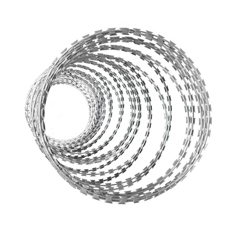 Razor Barbed Tape Wire China Concertina Razor Wire for Sale, Concertina Wire