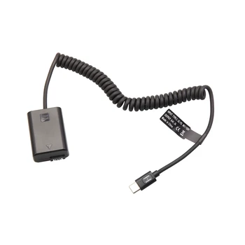 USB Power Supply Adapter for Camera NP-FW50 Dummy Battery Pack Coupler Compatible A7/A7II/A7S/A7RII/A6000/A3000/NEX5/NEX3/ILDC detail image