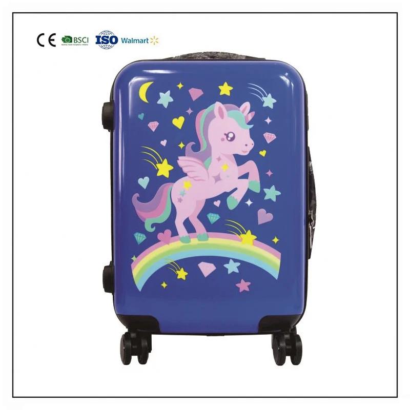 Student Carry on Trolley Piece Luggage Sets and Lunch Bag case Suitcase  for Girls