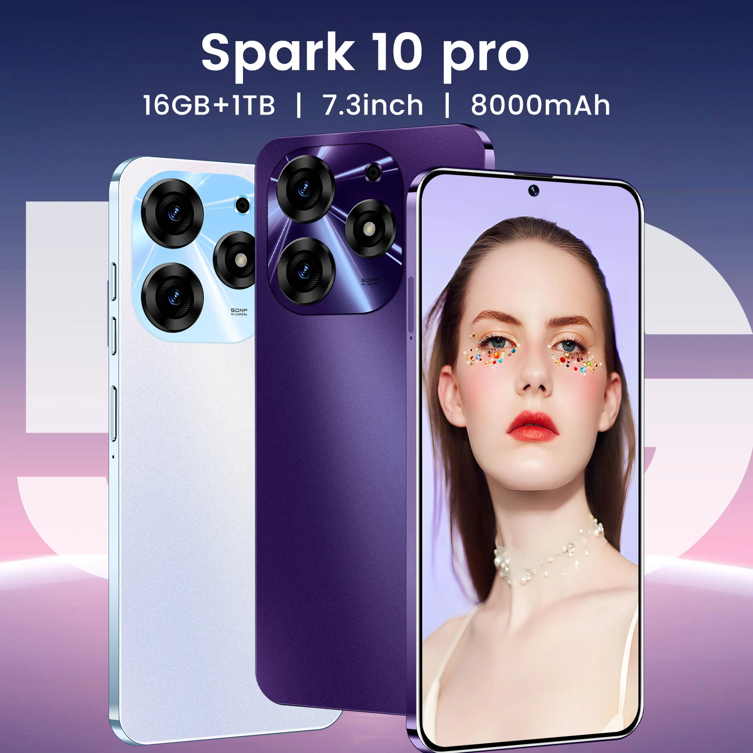 5G 4g Tecno Spark 10 Pro Game Quick Charge Cellphone Mobile Phone