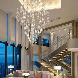 ECOJAS Decoration Glass Chandelier Luxury Design Indoor Lighting Solution