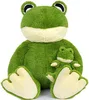 Set di peluche rana 2 in 1