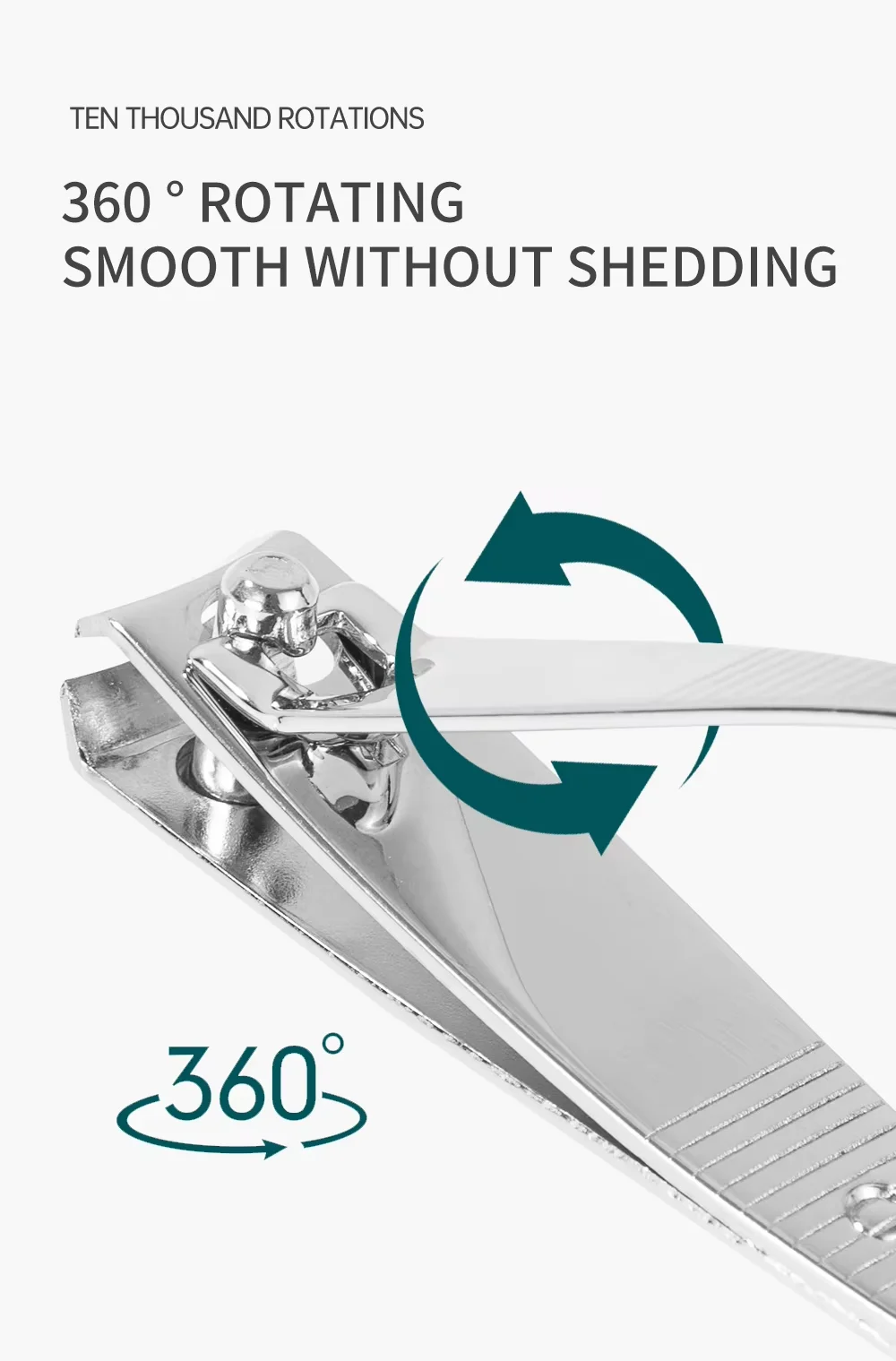 UUYP Best Selling Anti-Slip Matte Complete Portable Sharp Nail Trimming Cutter for Fingernail Toenail 2Pcs/Set Nail Cutter H8fabd034e71d4996b1d0f53ec5b23991k