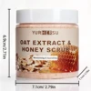 Exfoliante de extracto de avena y miel