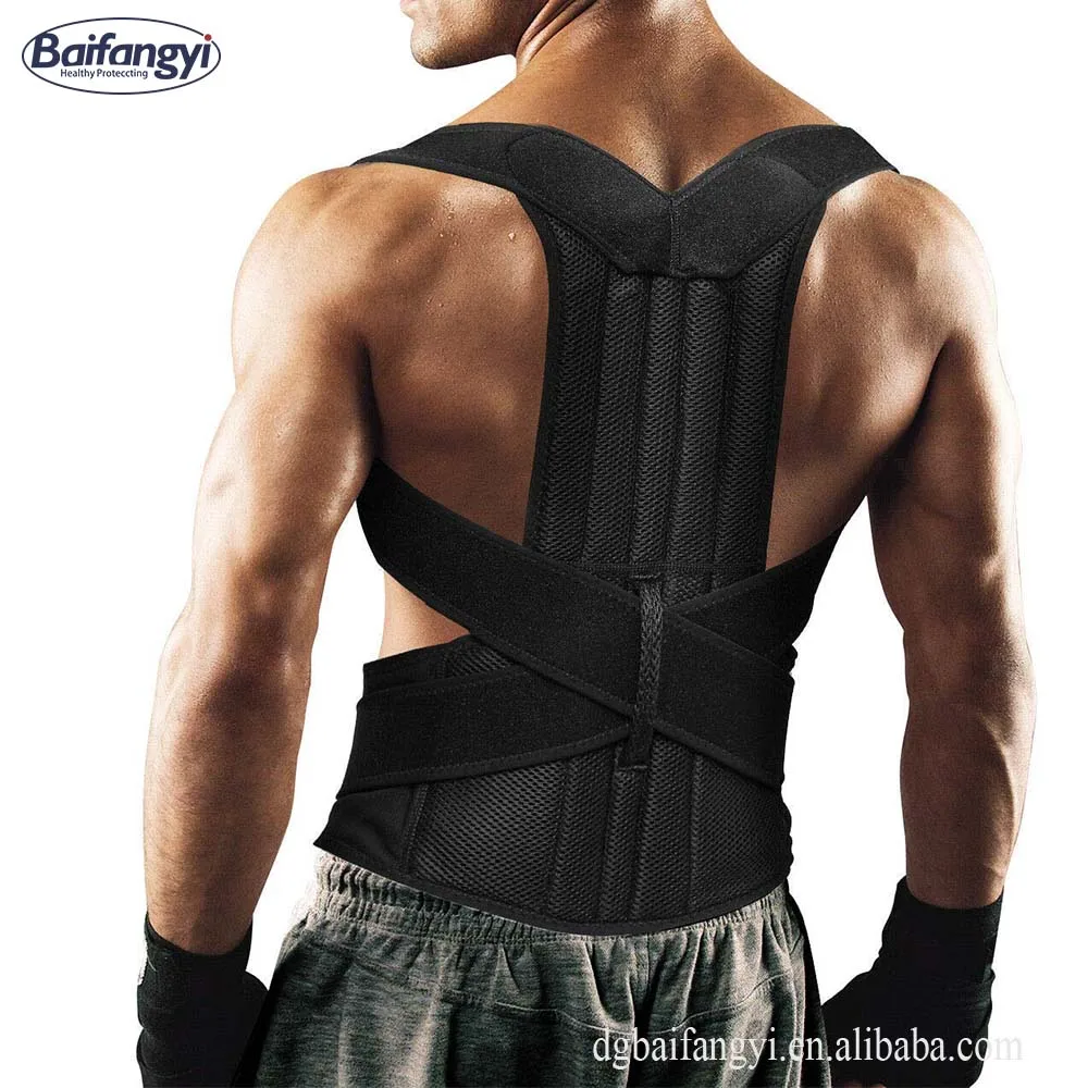 Posture Shoulder Back Pain Relief Corrector Comfortable Support Waist ...