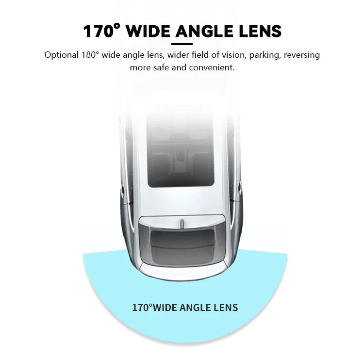 WEMAER Factory Wholesale Metal HD Truck Side Cameras 1080P 360 Panorama Camera Night Vision Car Camera for Truck Bus factory