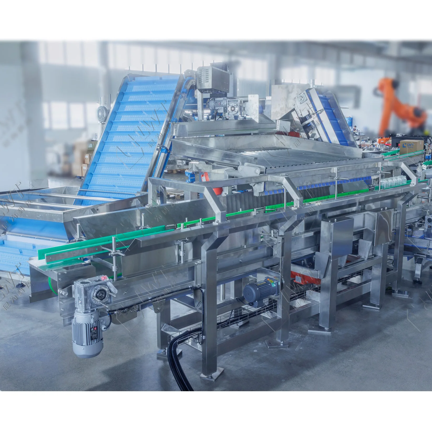 LWT Automatic Vibration Filling Machine for Cucumber Fruit Canned Food in Glass Jar Tin Can