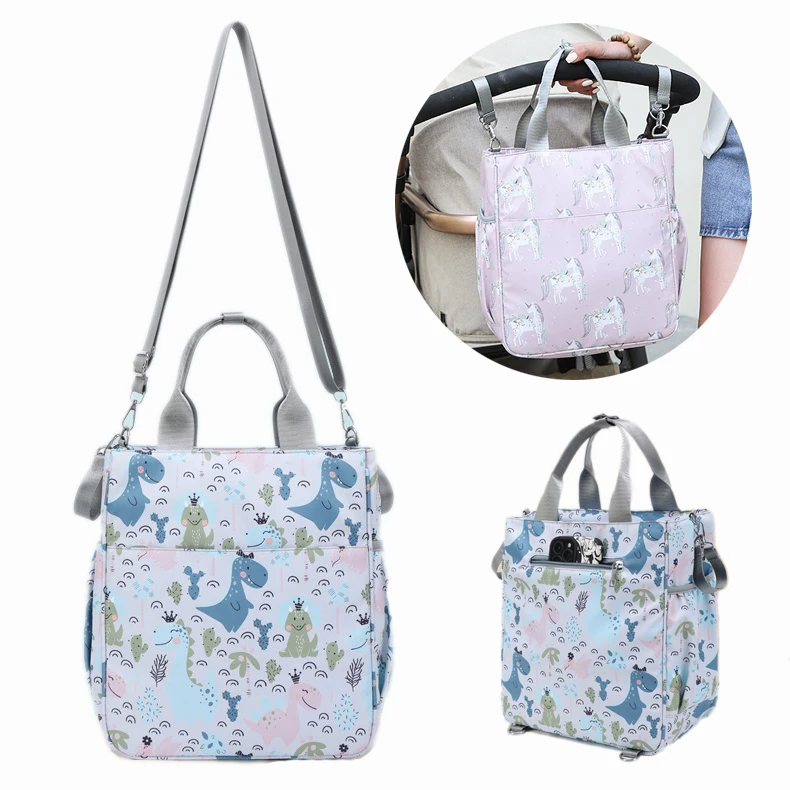 Source custom diaper bag insulated luxury designer baby diaper bags  multifunctional travel oem waterproof diaper tote bag on m.