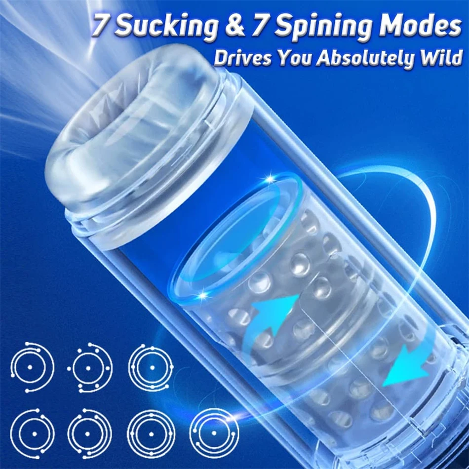 automatic sucking male masturbators - upgraded 7 vibration Best Vibrators for Public Play Comparison Page main image 1