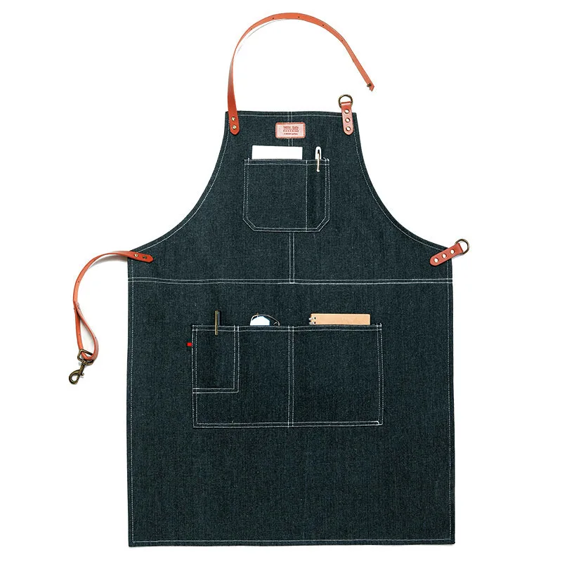 Heavy Duty Denim Jean Work Apron Salon Barber Hairdressers Apron Buy