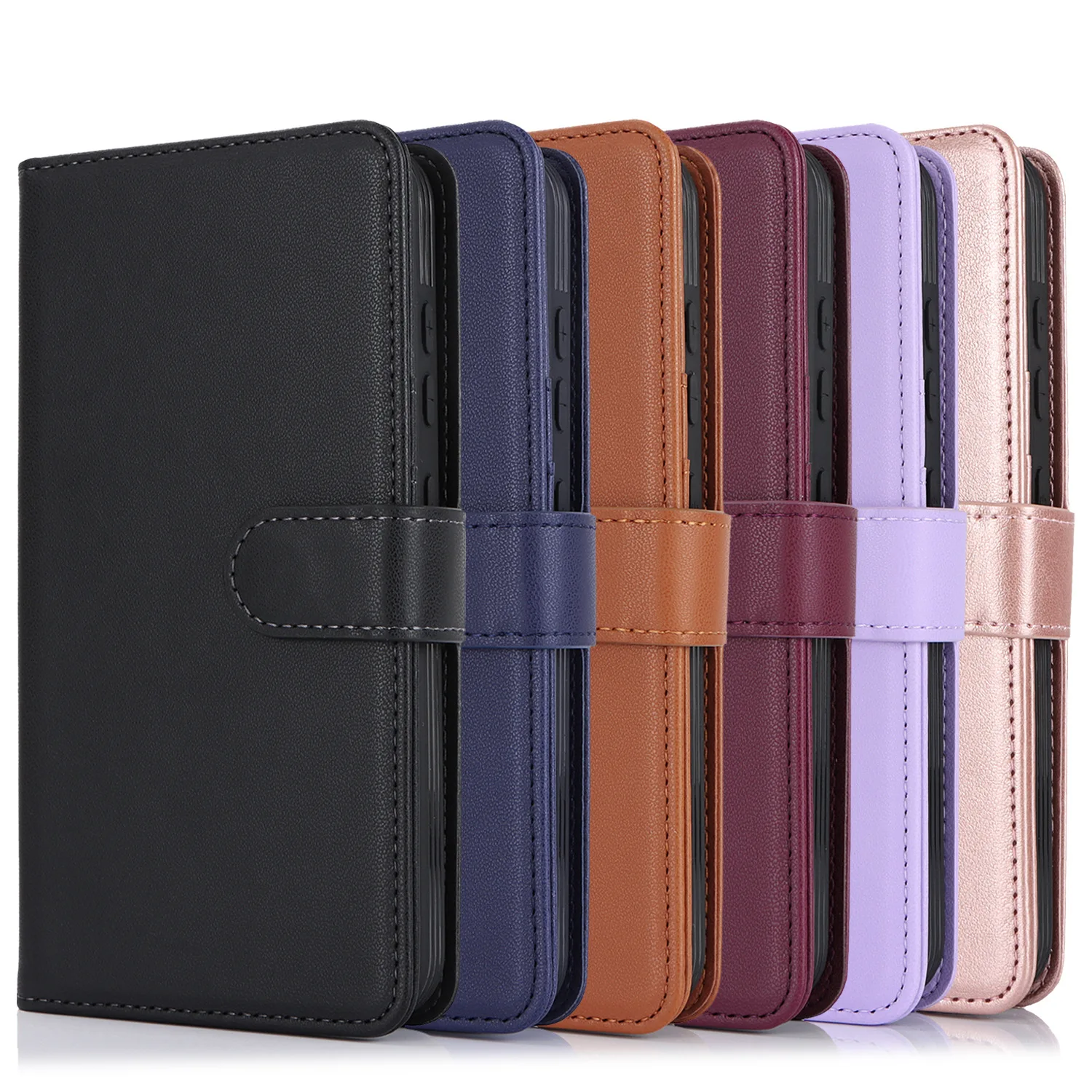 Multi functional leather wallet phone case Business  Card Mobile phone case Case for iPhone 16 15 14 13pro max ALF-112 Laudtec