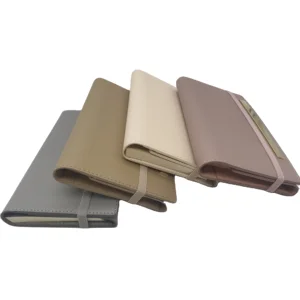 2026 2026 Promotional OEM Business Note Book A6 Custom Pu Leather Diary Hardcover