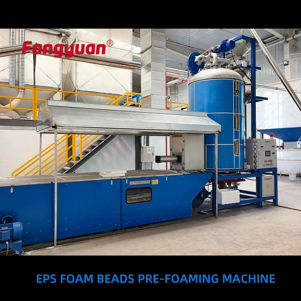 Fangyuan Fully-automaitc Eps Pre-expander Styrofoam Balls Expandable Polystyrene Foam Beads Making Machine