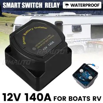 Interruttore Doppia Batteria 12V 140A Con Display E Relè VSR - Impermeabile IP67 Per Auto, Yacht, Camper, ATV, UTV