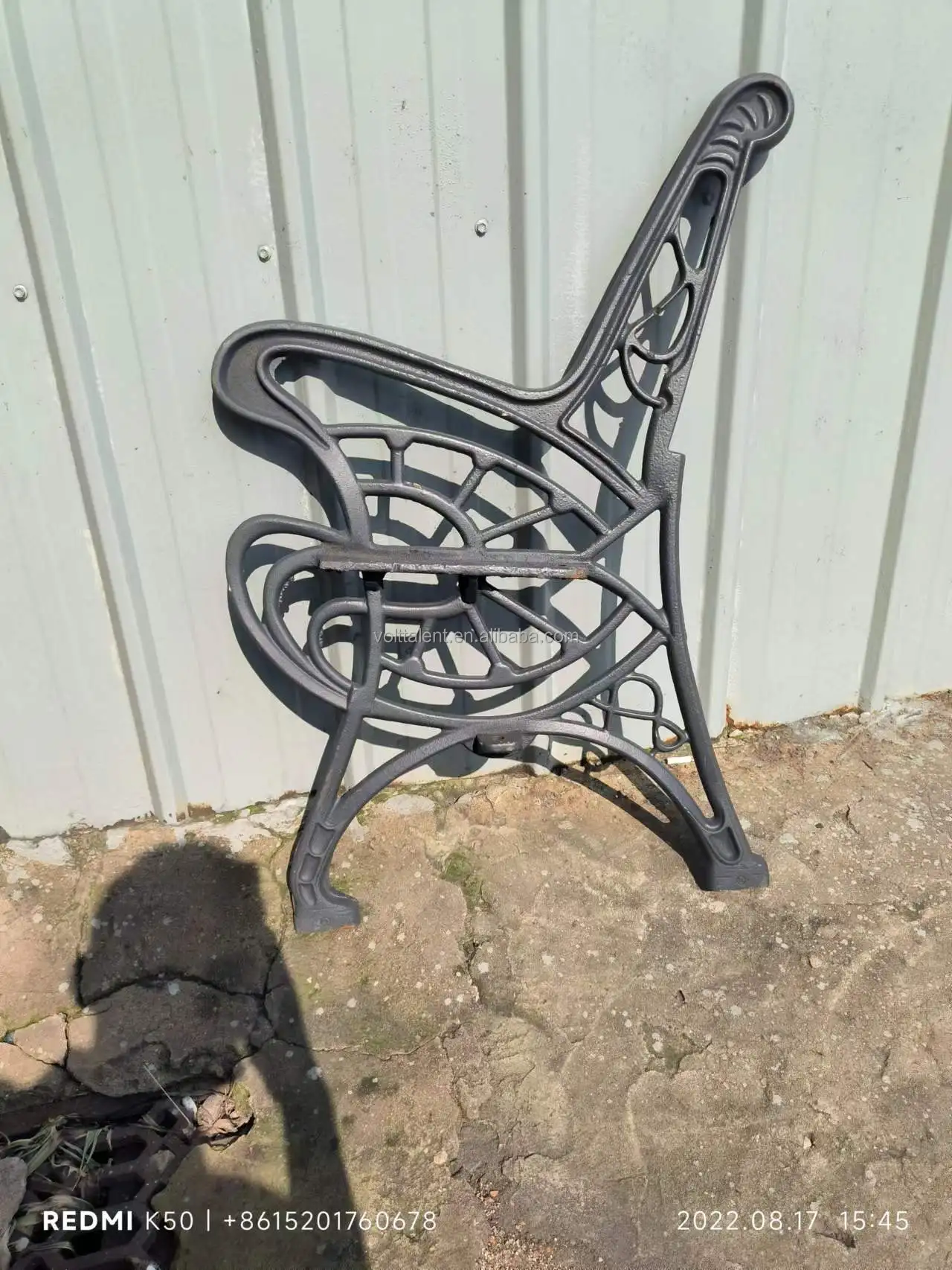 Ductile Cast Iron Bench Leg For Garden Park Project Aluminium Bollard