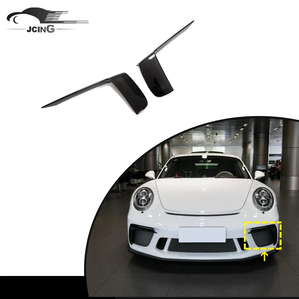 Carbon Fiber 991 GT3 Front Bumper Canards FinsためPorsche 911 991