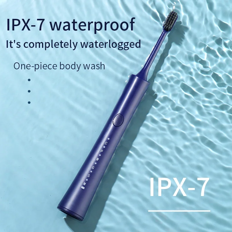 Оптовая продажа Портативная звуковая электрическая зубная щетка с мягким Мотором для ухода за полостью