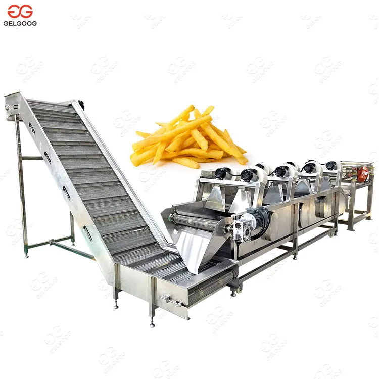 french fries line Automated