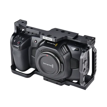 YELANGU C9 Aluminum Alloy Camera Cage for for Blackmagic Design Pocket Cinema Camera BMPCC 4K 6K Cage Rig detail image