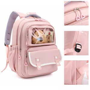 Wholesale of New Student Backpacks Lightweight Oxford Cloth Breathable Backpacks for Children and Elementary School Students