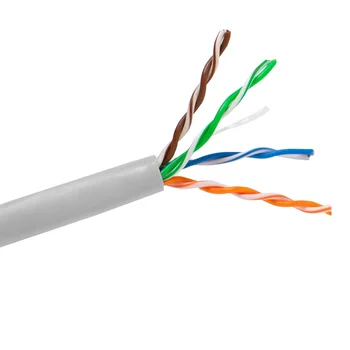 CAT5e Indoor Use COPPER Ethernet Network Cable Box UTP 305m Gray for CCTV, VOIP Phones