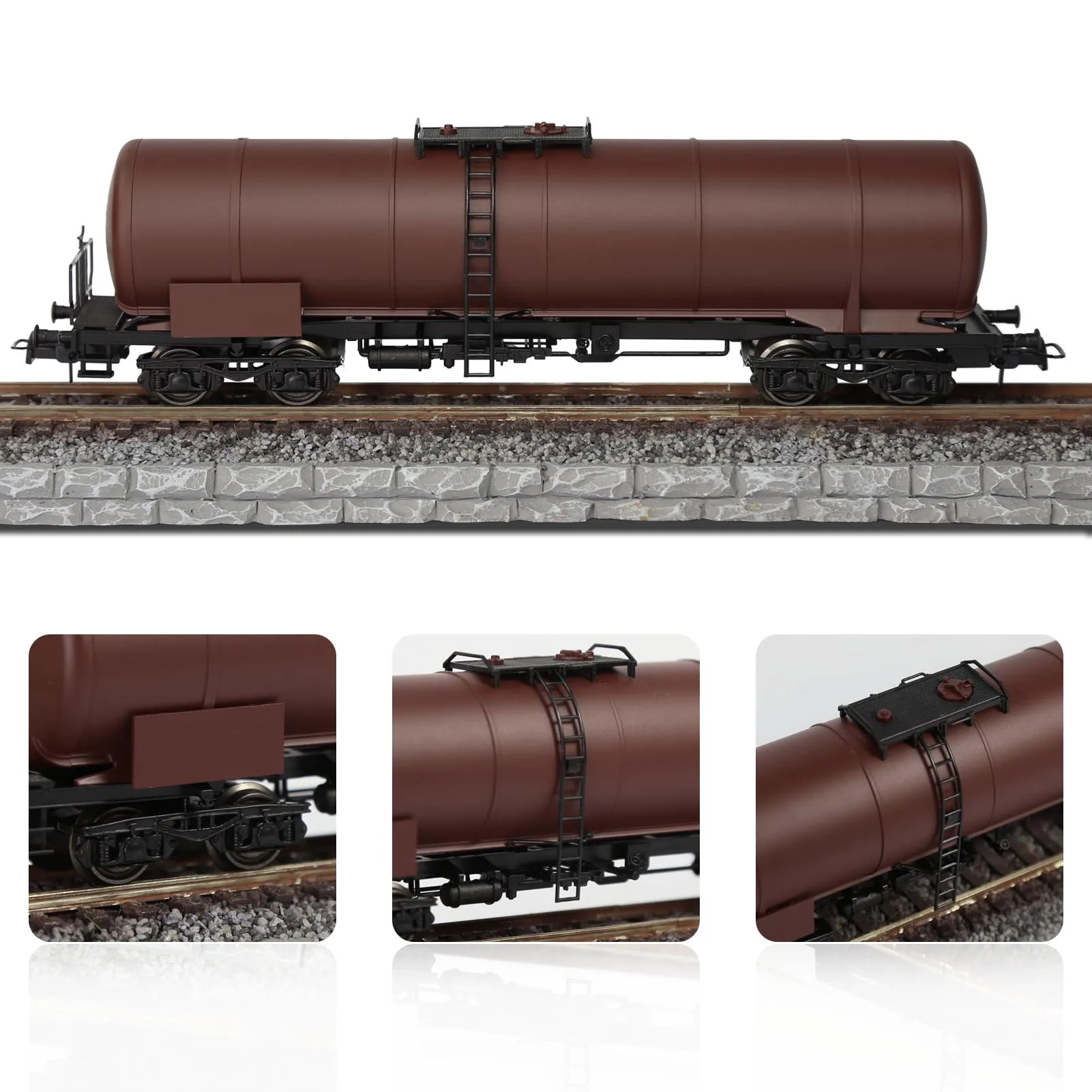 C8768 1 Unit Train Tank Wagon Model Trains HO Scale 1:87 Oil Tank Car