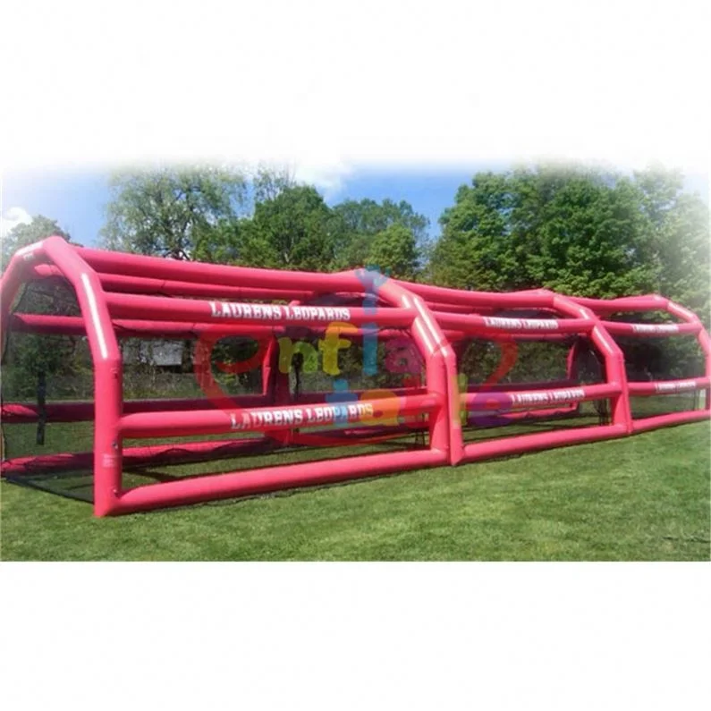 Cage De Baseball Gonflable Cage Sports Interactifs Jeux Planage De Softball Polie