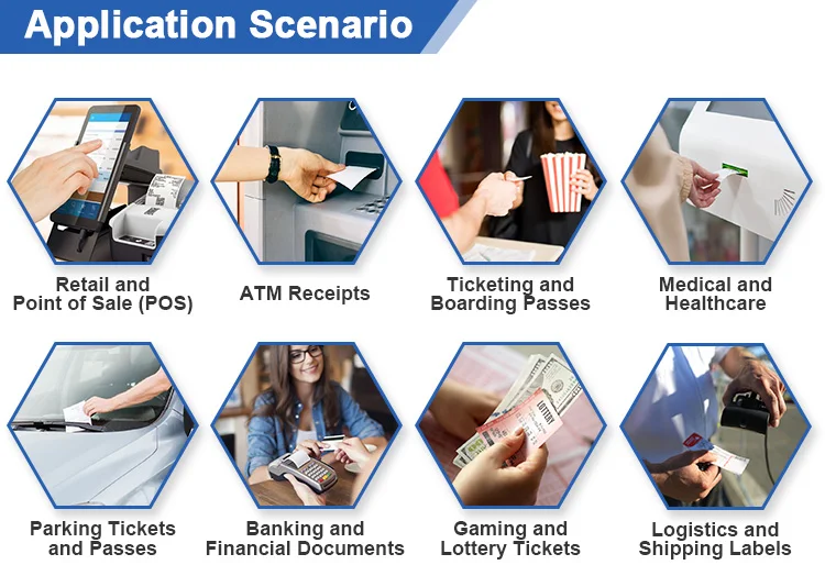 Us Warehouse Directly Register Cash Paper Pos Thermal Paper Rolls 3 1/8