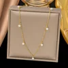 Collana con Pendente Placcato Oro 4
