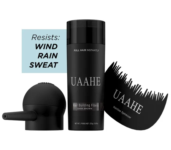 Hot Selling UAAHE Adult Hair Care Fiber Keratin Protein Wigs Hair Refilling Powders Fibers
