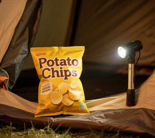 Customized logo for Potato Chip Bag, Snack Pillow Bag, Food Popcorn, Plastic Banana Slices, Potato Chip Crispy Packaging Bag