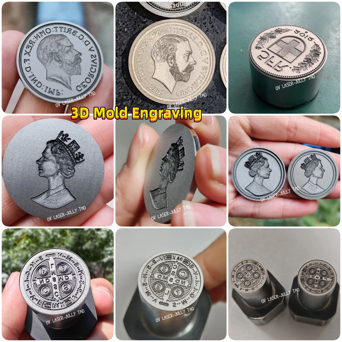 100w Ipg Jpt Mopa 3Dファイバーレーザーマーキングマシン 3Dプリンター 記念コインレーザー彫刻機 金属レリーフ深彫り