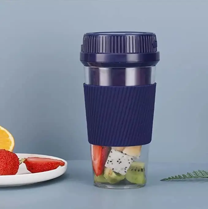 BM China 380ml Portable Mixer Blender Fresh Mini Citrus Juicer Whit Plastic Body