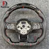 Red Forged Carbon Fiber; LED