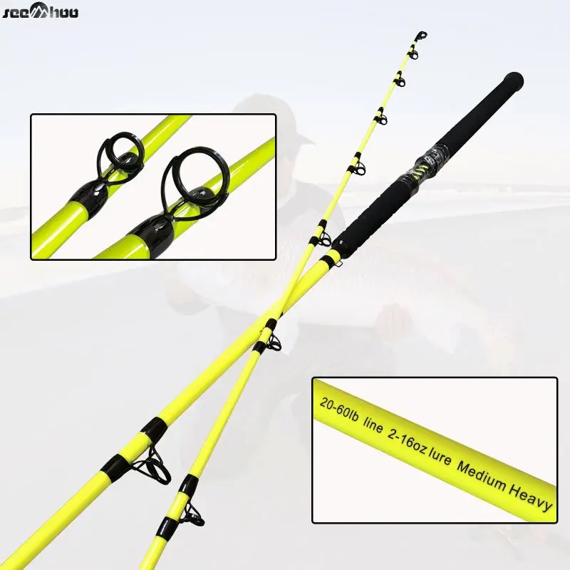 Casting Rodsetup Alah Angelrute 2 m fr Karpfen und Barsch Fischen