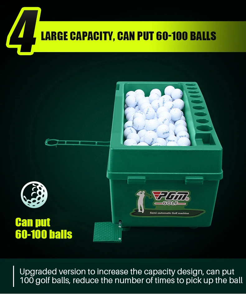 Pgm Jq012 Automatic Golf Ball Dispenser Machine Driving Range Golf Ball