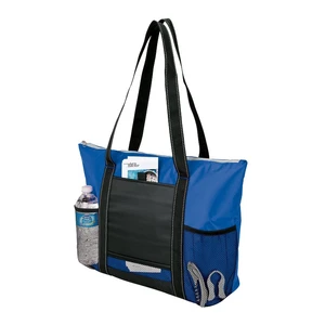 Factory Custom Polyester Zippered Insulated Cooler Tote Bag