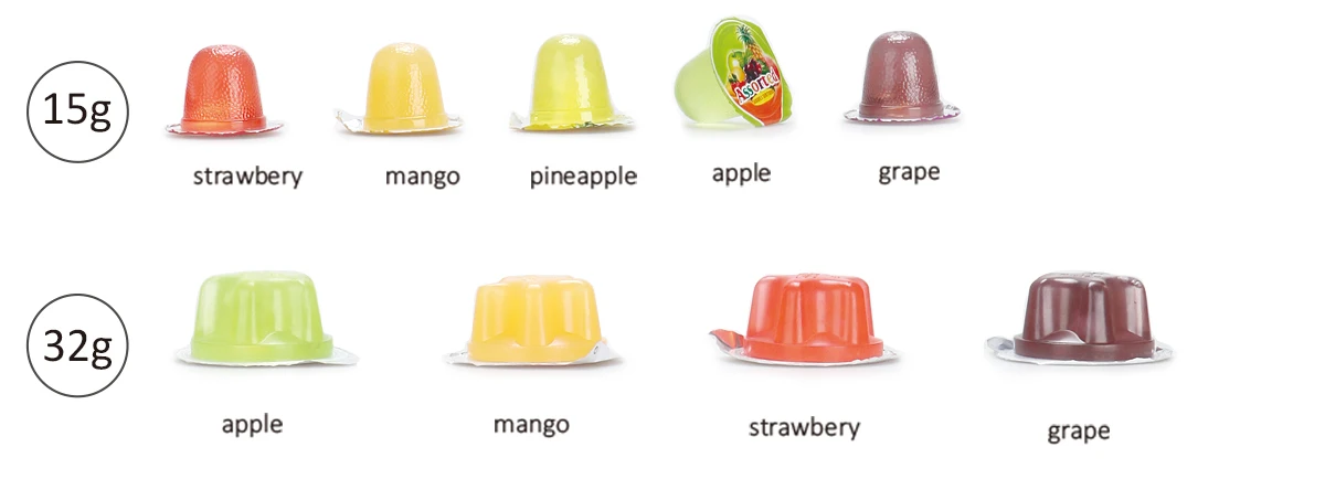 Minicrush Tiktok Fruit Shape Jelly Fruity Jelly Drink Assorted Jelly ...